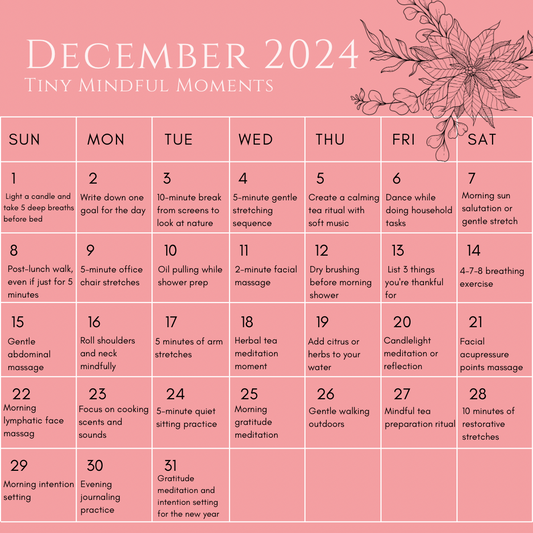 DECEMBER 2-minute mindful moments